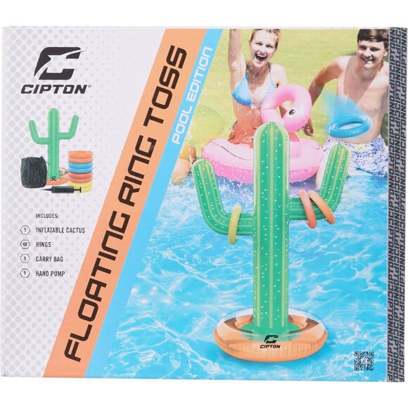 Cipton Pool Edition Floating Pong Table Game, Inflatable, 7" Ring - Picture 1 of 2